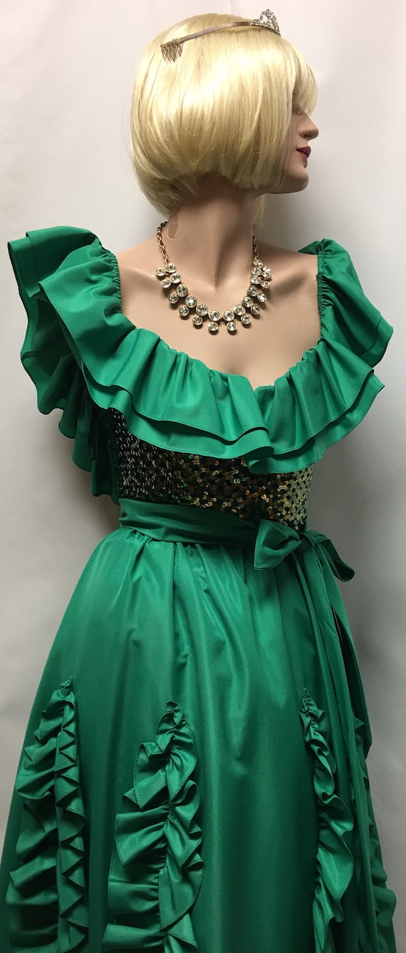 Vintage 80’ Green Gown