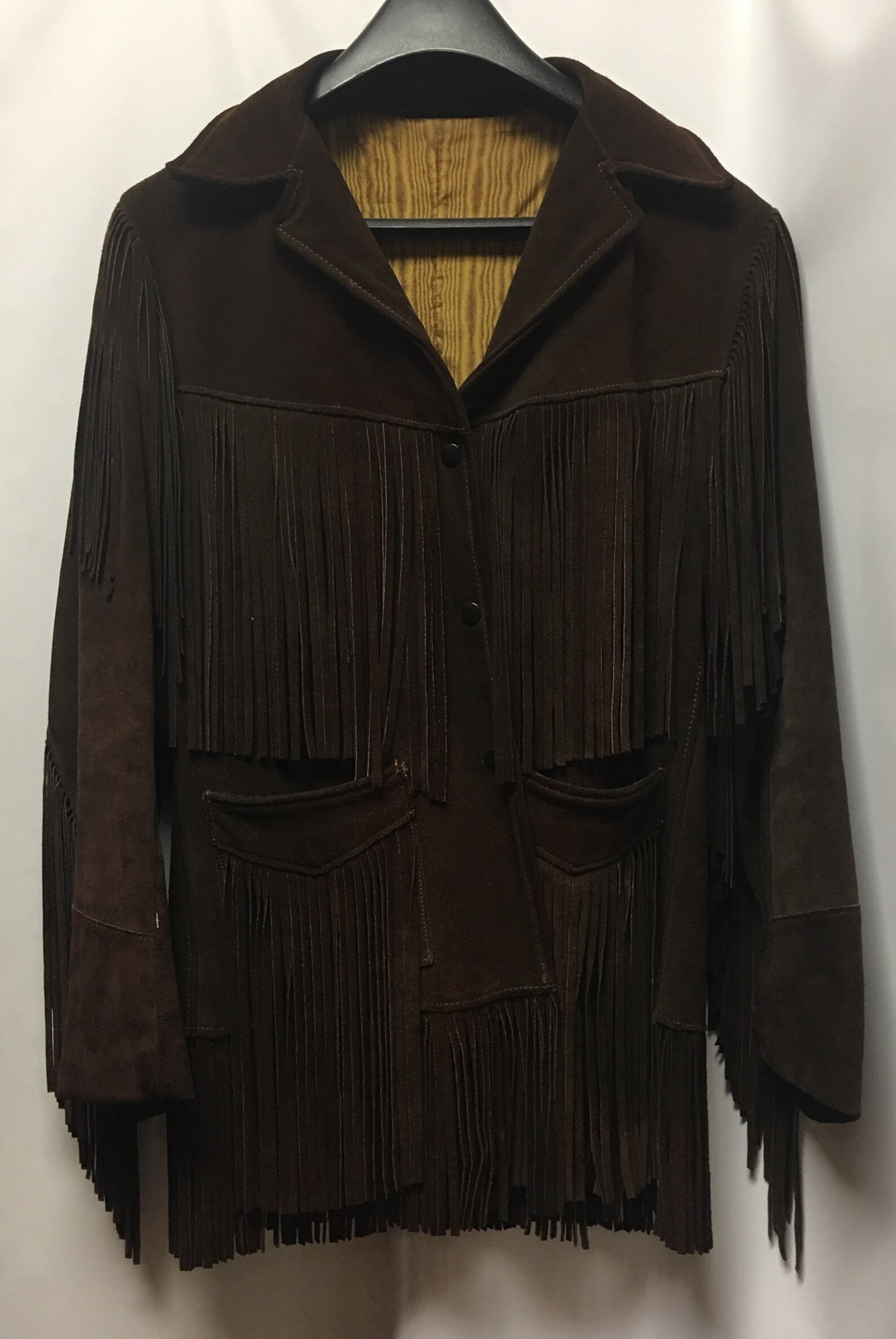 Vintage Joo Kay Fringe Jacket Size 12 - Etsy