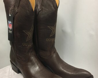 NFL Handcrafted Cowboys Emblem Boots
