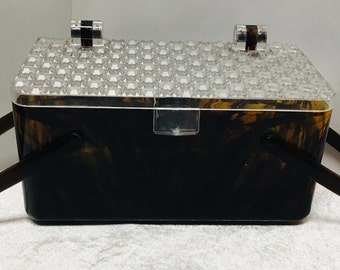 Vintage Lucite Box Purse