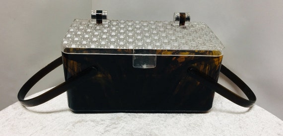 Vintage Lucite Box Purse
