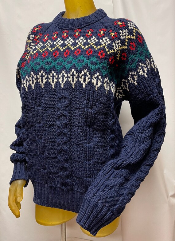 Oak Hall Vintage Multi Sweater size L - image 4