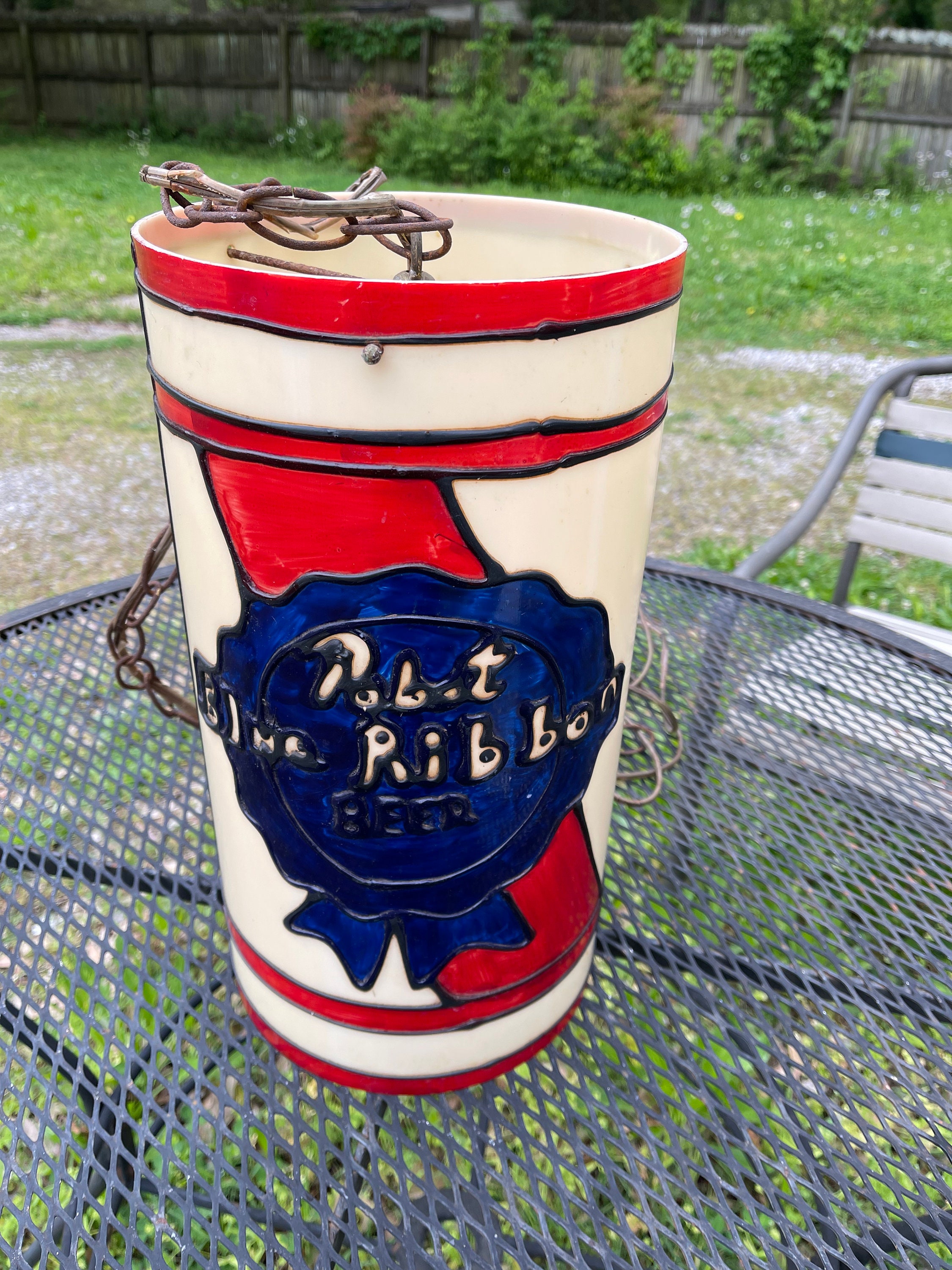 80's ヴィンテージ Pabst Blue Ribbon ペンダントランプ 80's ヴィンテージ Pabst Blue Ribbon ペンダントランプ 1980's