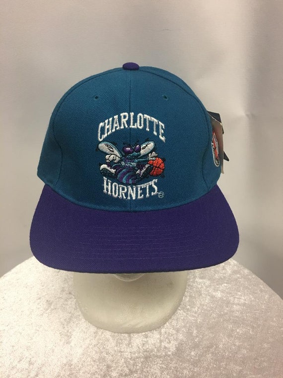 Vintage 90s Charlotte Hornets Cap - Etsy Israel