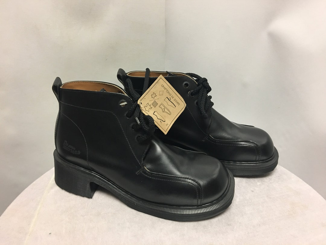EUR38 US7.5 Made in England Dr Martens Black T-strap Mary