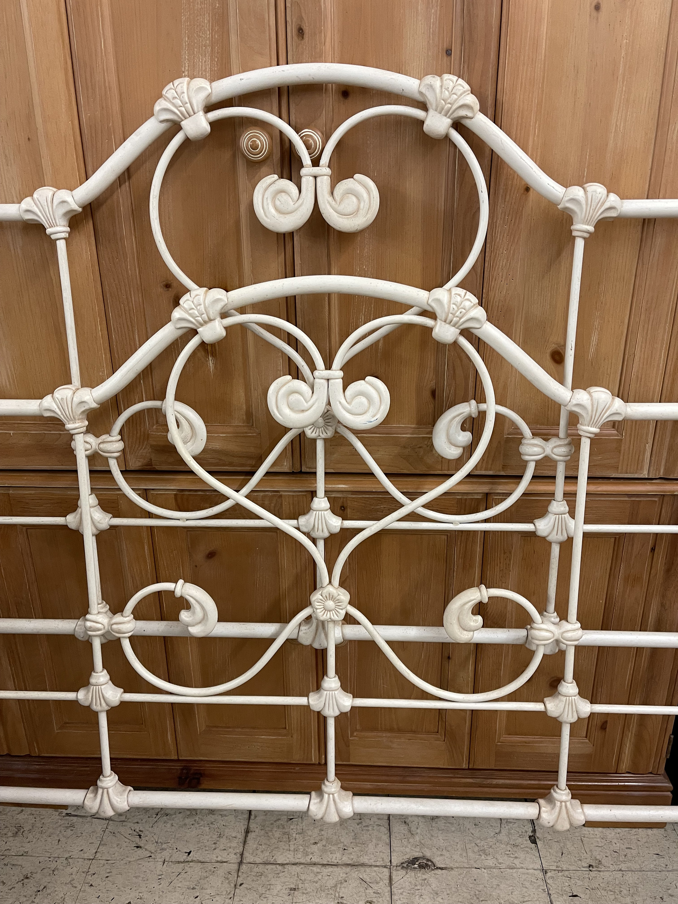 Vintage Sweetheart Ornate Metal Bed Frame - Etsy