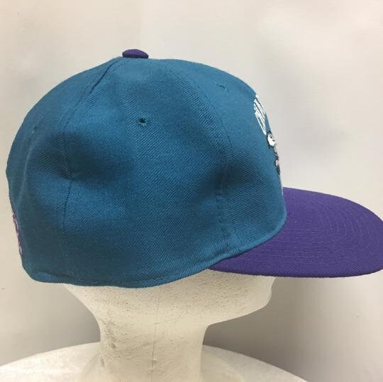 Vintage 90s Starter Charlotte Hornets Snapback Wool Hat -  UK