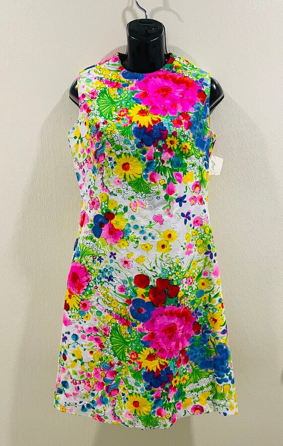 Vintage John Abbott Floral Dress - image 3