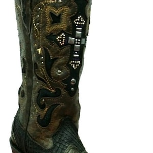 corral python cross boots