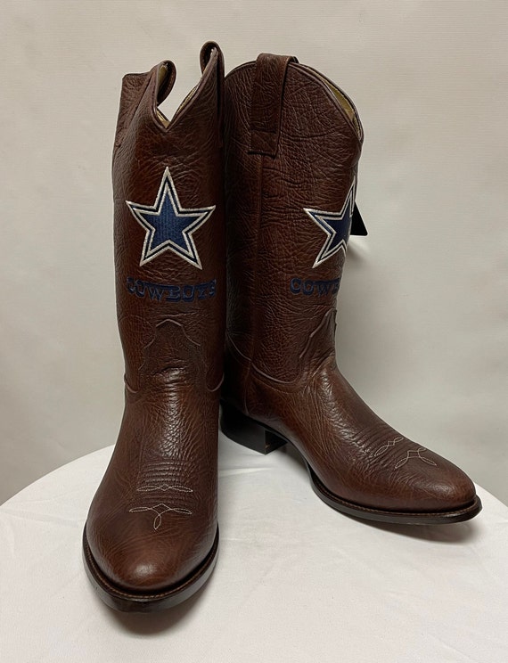 NFL Handcrafted Cowboys Boots Etsy Canada