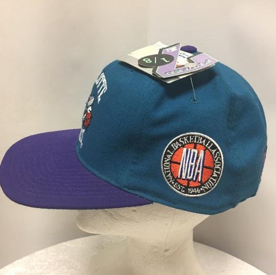 Vintage 90s Charlotte Hornets Cap - image 3