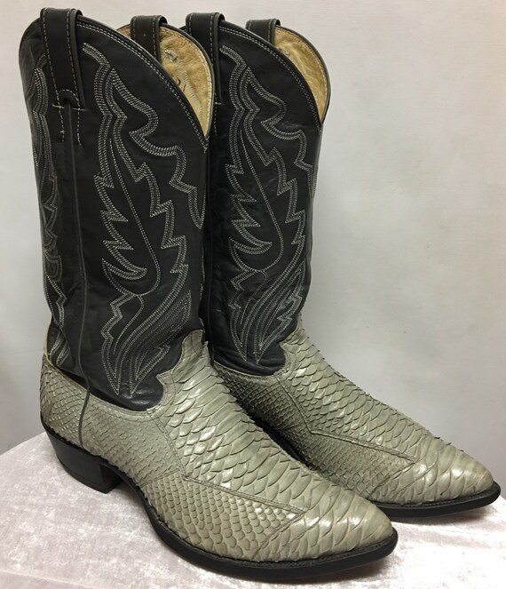 justin snake skin boots
