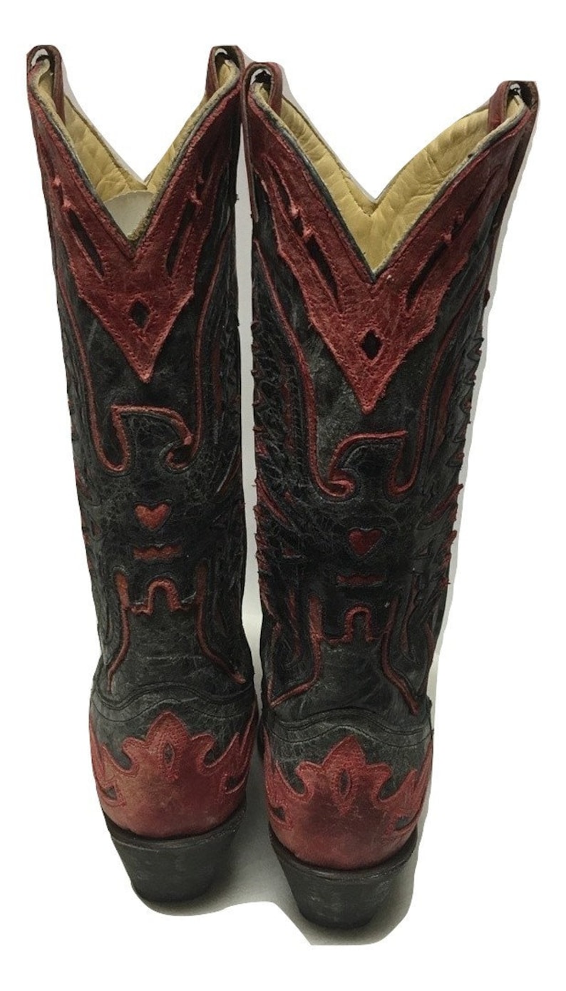 Corral Boots Rustic BlackRed Eagle Boots Size 7M