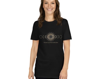 Solar Phases Solar Eclipse Short-Sleeve Unisex T-Shirt