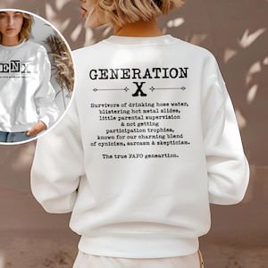 Generation X PNG and SVG - Definition Back #1 with front Gex-X Raise On Hose Water