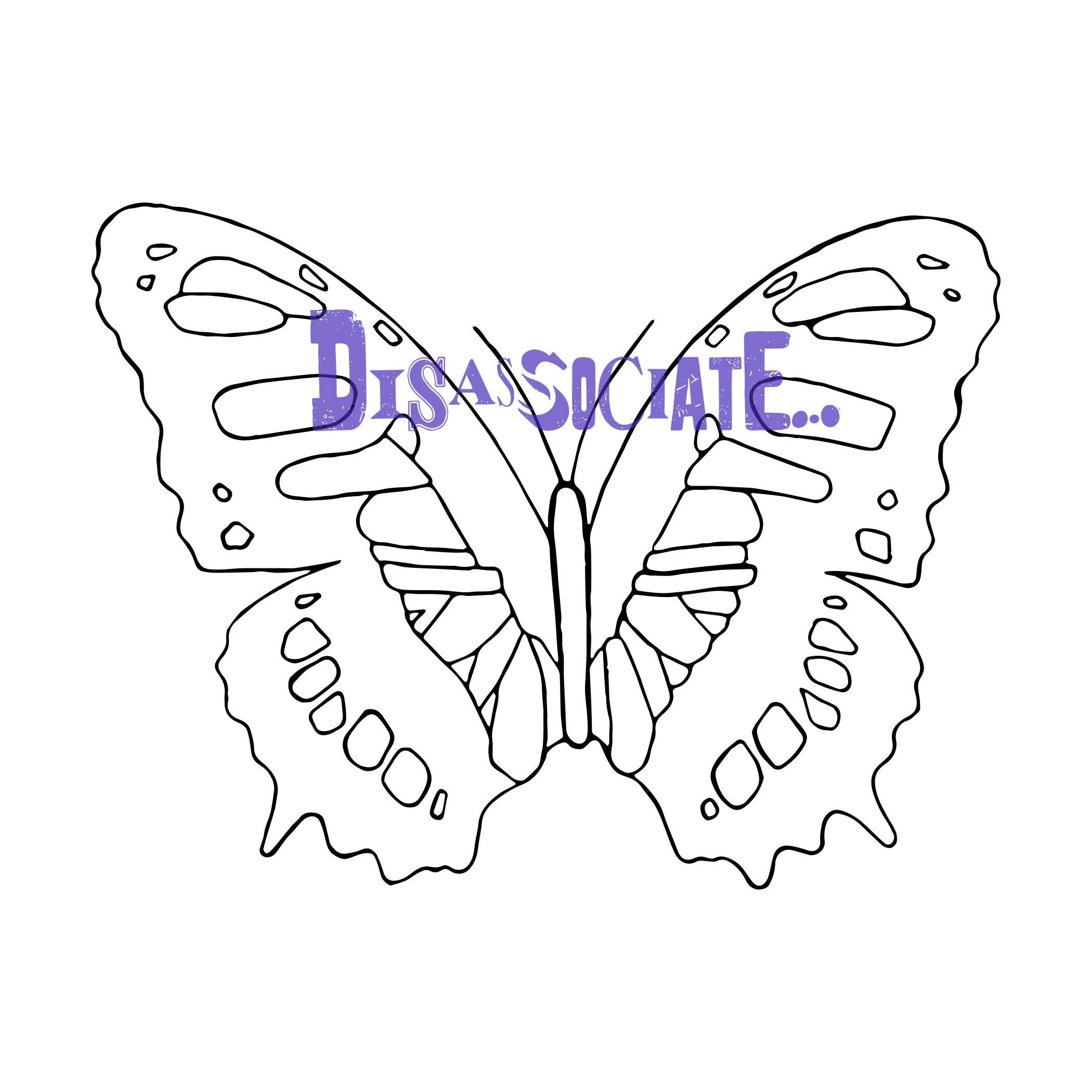 Butterfly Template, Design Asset, Svg, Png, Pdf - Etsy