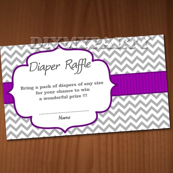 items similar to baby shower diaper raffle ticket diaper wipe raffle