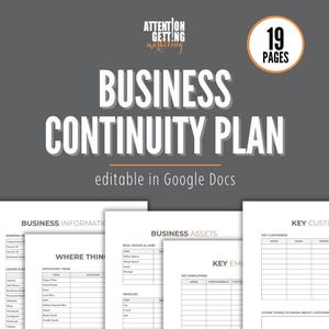 Business Continuity Plan, BCP Plan, Business Continuity Management Planner, Business Continuity Arrangements, Business Continuity Operations