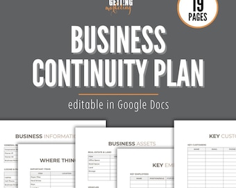 Business Continuity Plan, BCP Plan, Business Continuity Management Planner, Business Continuity Arrangements, Business Continuity Operations