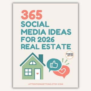 real estate social media posting ideas content calendar realtors 2026