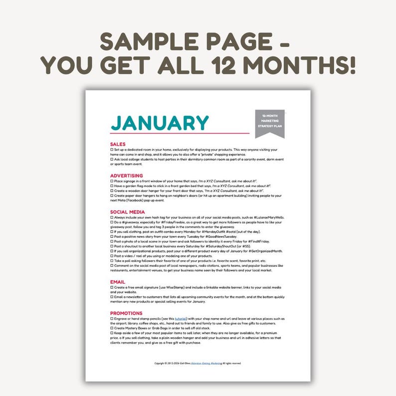 Direct Sales Planner Marketing Plan, MLM Multi Level Network Marketing, Direct Sales Consultant, How to Market and Promote MLM Marketing image 2
