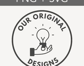 Original Designs Logo for Product Photos PNG + SVG, Small Business Logos, Small Business Tools, Etsy Shop Graphics