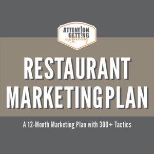 Restaurant Marketing Plan PDF, Restaurant Marketing Handbook, Restaurant Marketing Ideas, Restaurant Promotion Ideas Strategy Plan Printable