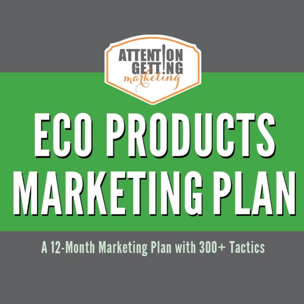 Marketing Strategy Plan Eco Friendly Products, Sustainable Products Business Planner, Marketing Plan Template, Marketing Ideas 12 Month Plan