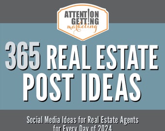 Real Estate Social Media Posts, Real Estate Marketing Social Media Content Calendar, Realtor Social Media Marketing, Instagram Ideas 2024