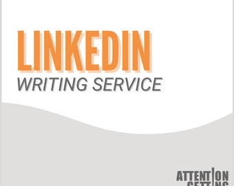 LinkedIn Profile Writing, LinkedIn Background LinkedIn About Me Writing, Linked In Profile, Resume Writer, LinkedIn Marketing Writeup