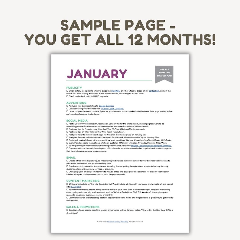 Life Coach Marketing Plan, Life Coaching Planner Template, Life ...