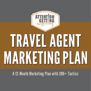 Plan marketing d'agence de voyages, planificateur d'agents de voyages, calendrier de contenu commercial de voyage, plan marketing stratégique sur 12 mois, agents de voyages