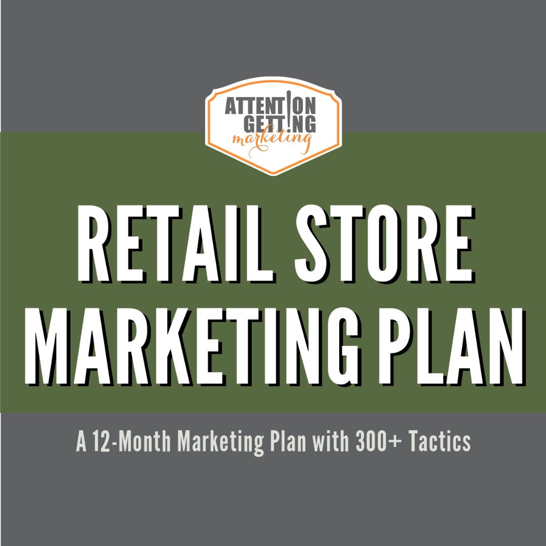 Retail Business Marketing Strategy, Retail Marketing Ideas Marketing Planner, Retail Store