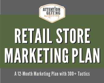Retail Business Marketing Strategy, Retail Marketing Ideas Marketing Planner, Retail Store Promotion Ideas, Business Plan Retail Sales Ideas
