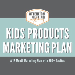 Kids and baby products online stores marketing plan ideas planner template pdf digital download etsy