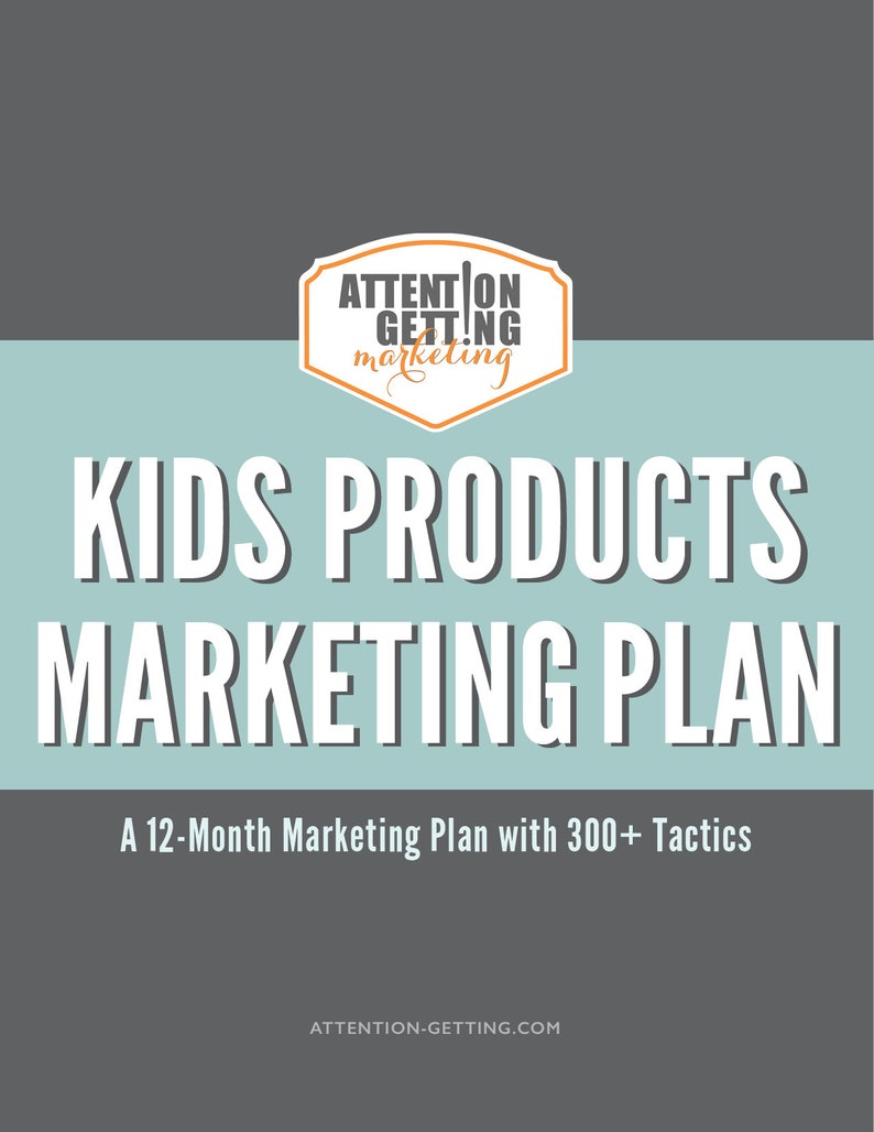 Kids and baby products online stores marketing plan ideas planner template pdf digital download etsy