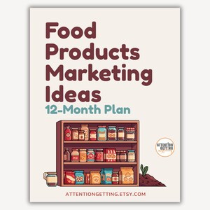 Food Business Digital Marketing Plan, Food Shop Marketing, Food Products Marketing Strategy, Food Business Planner Marketing Strategies