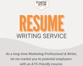 Resume Writing Service Professional Resume Writer Professional Resume Preparation Writer Service Fresher Resume ATS Pro Rewrite Service