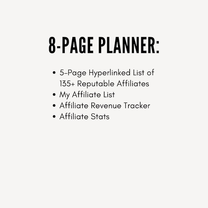 Affiliate Marketing Programs Digital Planner, Affiliate Marketing Beginners, Affiliate Program Tracker Best Top Pay Affiliate Website Links image 2