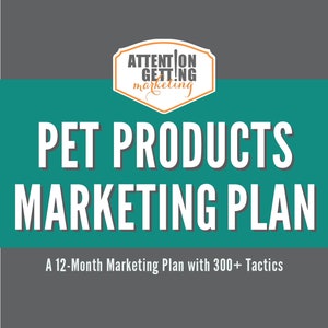 12 month marketing plan planner strategy ideas dog pets products store online shop on etsy printable pdf digital download