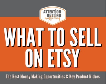 What to Sell on Etsy, Selling on Etsy Ebook, Etsy Success, Etsy Planner, Best Sellers 2024, Etsy Help, How to Sell on Etsy Business Products