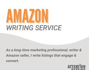 Amazon Product Listing Writing, Amazon Listing Writing, Amazon Seller SEO Writing, Amazon Product Description Writer SEO Optimized