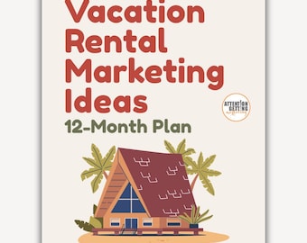 Vacation Rental Marketing Social Media Advertising Digital Marketing Strategy, Short Term Rental Property Marketing Ideas, Promotion Plan
