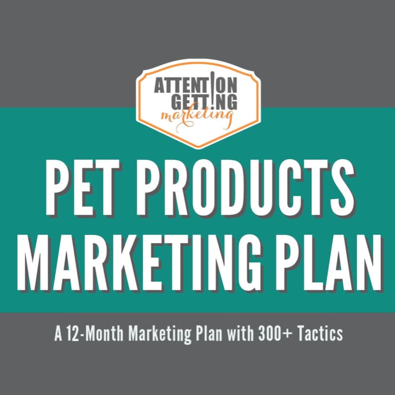 12 month marketing plan planner strategy ideas dog pets products store online shop on etsy printable pdf digital download