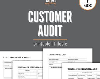 Target Market Strategy Customer Audit, Target Audience Template, Target Customer Profile Segmentation, Customer Analysis Digital Planner