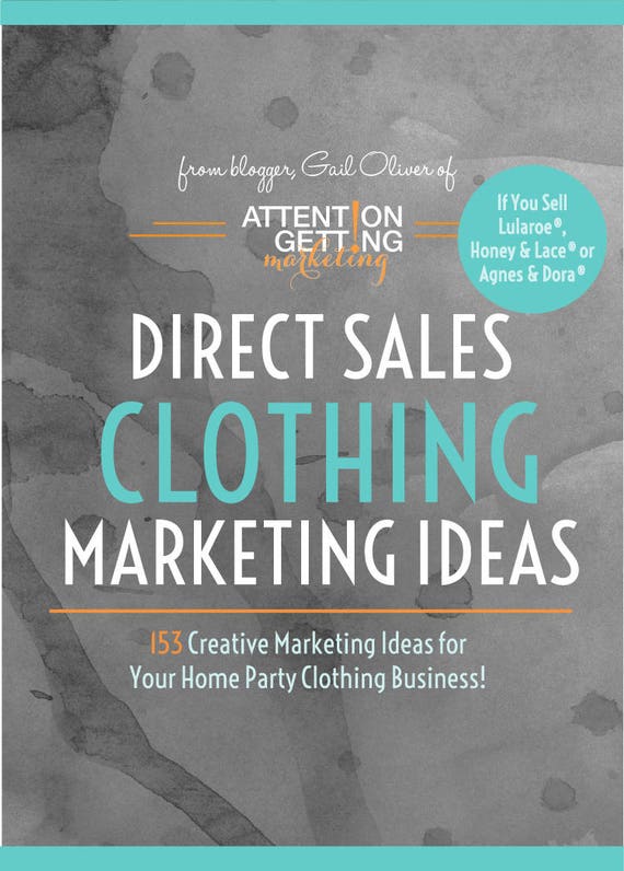 marketing ideas for lularoe and other direct sales clothing etsy