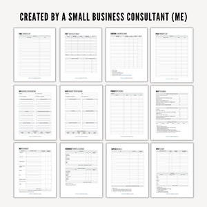Business Planner How to Start a Business Plan Startup Small Business ...