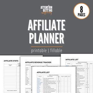 Affiliate Marketing Projekte Digitaler Planer, Affiliate Marketing Anfänger, Affiliate Programm Tracker Beste Top Bezahlung Affiliate Website Links