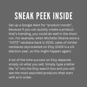 Etsy Success Selling Guide, Etsy Business Plan, Etsy Sellers Guide, How to Sell on Etsy, Etsy Secret Pick, Etsy Planner Best Seller 2024 image 3