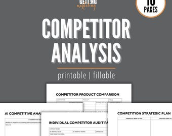 Competitive Analysis Template, Competitor Analysis Competition, Competitor Research and Analysis, Competitor Competitive Market Analysis
